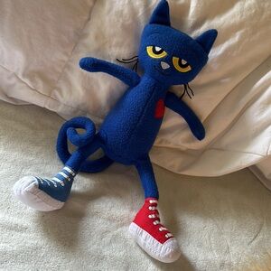 Pete the Cat Doll 14” plush stuffed animal bean bottom by merrymakers, Inc.